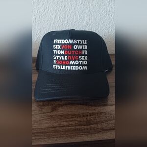 Black Freedom Style Cap